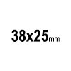 MAGNET A SQUARE 38 - imanes cuadrados acrílicos, 38x38mm | GL510121B