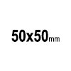 MAGNET A SQUARE 50 - imanes cuadrados acrílicos, 50x50mm | GL510121C