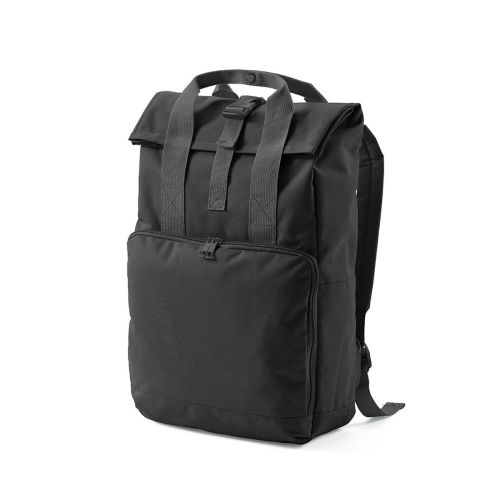 WARSAW - Zaino 20L in rPET. Chiusura roll top con fibbia