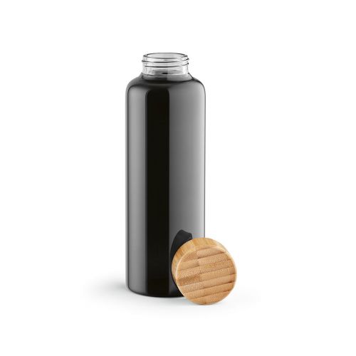 INDUS - Borraccia 510ml in vetro borosilicato con tappo in bambù