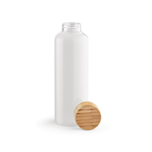 INDUS - Borraccia 510ml in vetro borosilicato con tappo in bambù