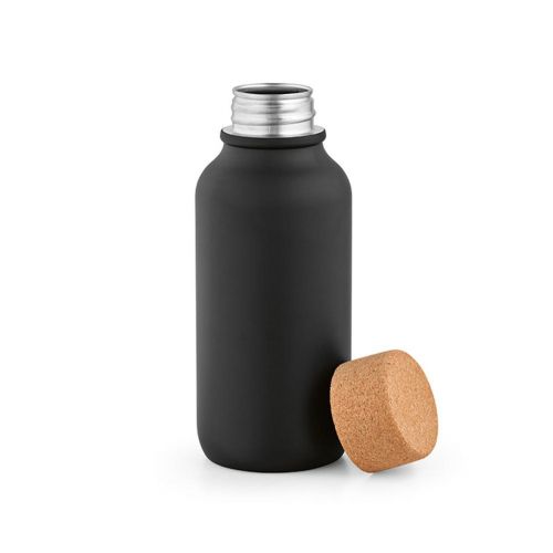 VOLGA - Borraccia 530ml, realizzata in rSS con tappo in sughero