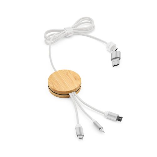 FEYNMAN - Cavo 5-in-1 realizzato in bambù e rPET