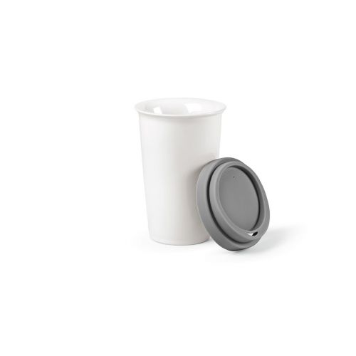 TAGUS - Travel Cup 330 ml (300 ml netti) in ceramica, doppia parete