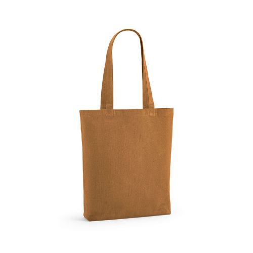 LOGAN - Shopper in cotone riciclato 280 gsm. Con soffietto