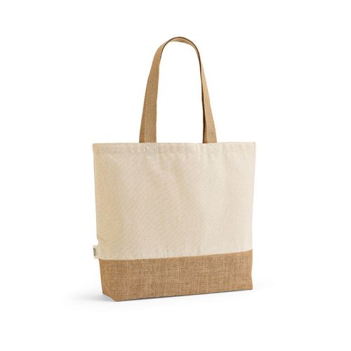 MAUNA - Bolsa de compra de rCotton de 220 gsm y yute de 275 gsm