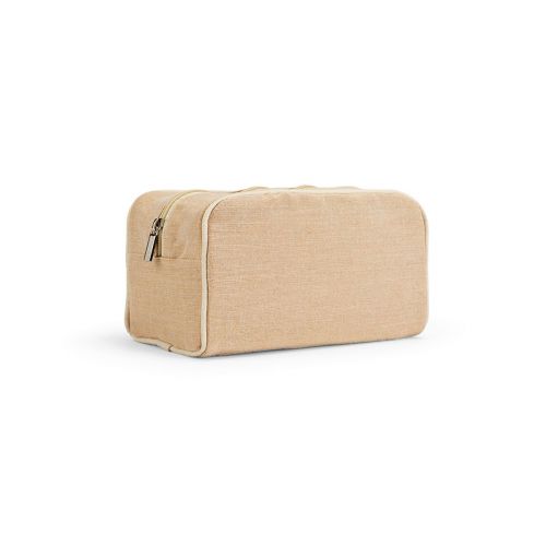 RIO - Neceser de 260 gsm fabricado en yute con cremallera