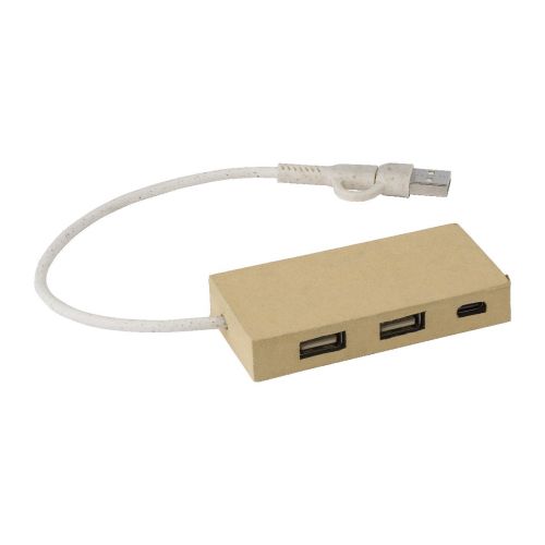 PAULO - Hub USB de cartón recilclado 