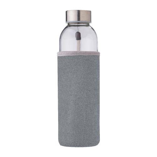 NIKA - Botella de cristal con funda de neopreno 