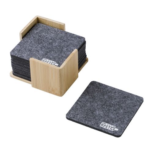 LAWRENCE - Set de posavasos de fieltro rPET 