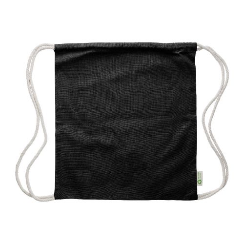JOY - Mochila de algodón reciclado con cordones 