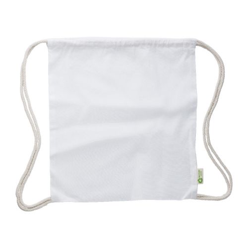 JOY - Mochila de algodón reciclado con cordones 
