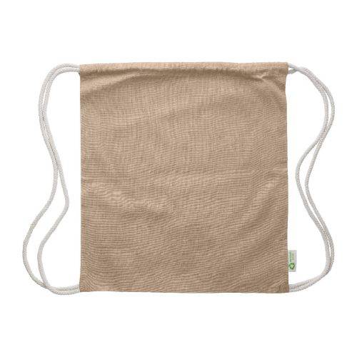 JOY - Mochila de algodón reciclado con cordones 
