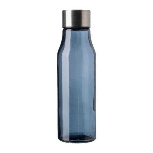 ANDREI - Botella de cristal y acero inox. 