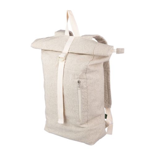 MARGARETE - Mochila enrollable de cáñamo 