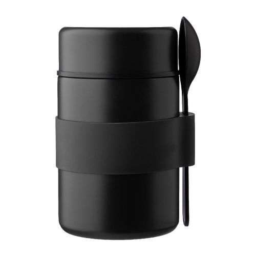 NIKO - Vaso termo de acero inox. con cuchara 