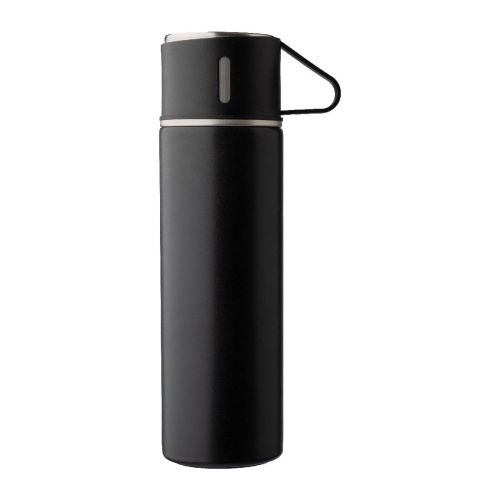 HERBERT - Termo y tazas de acero inox. 