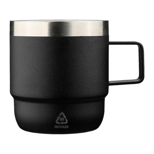 LILIA - Taza termo de acero inox. reciclado y cerámica 