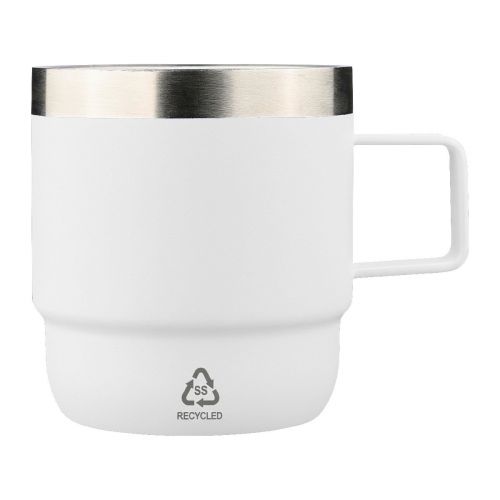 LILIA - Taza termo de acero inox. reciclado y cerámica 