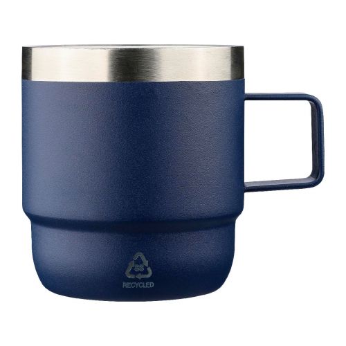 LILIA - Taza termo de acero inox. reciclado y cerámica 