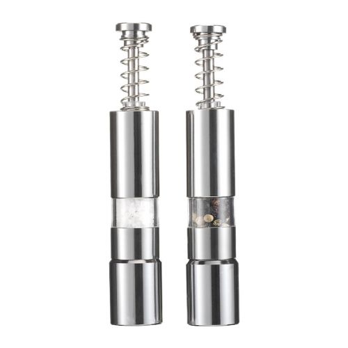 ANNALENA - Set sal y pimienta de acero inox. 