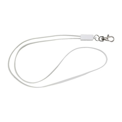 MARGUERITE - Lanyard TPE con cable cargador 