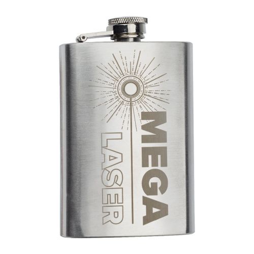 INGRID - Petaca de acero inox. 