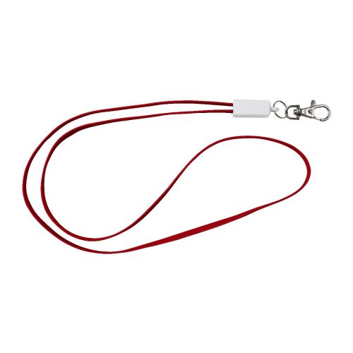 MARGUERITE - Lanyard TPE con cable cargador 