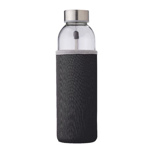 NIKA - Botella de cristal con funda de neopreno 