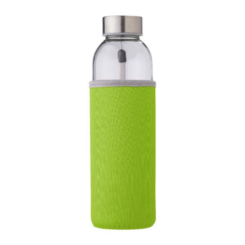NIKA - Botella de cristal con funda de neopreno 