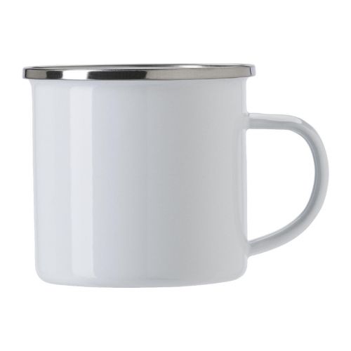 JAMAAL - Taza esmaltada de acero inox. 
