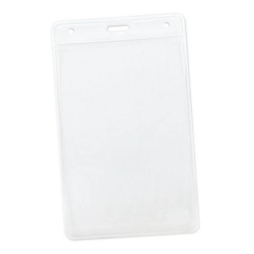 BADGE VL - Funda para tarjeta de identificación vertical en PVC