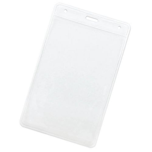BADGE VM - Funda para tarjeta de identificación vertical en PVC