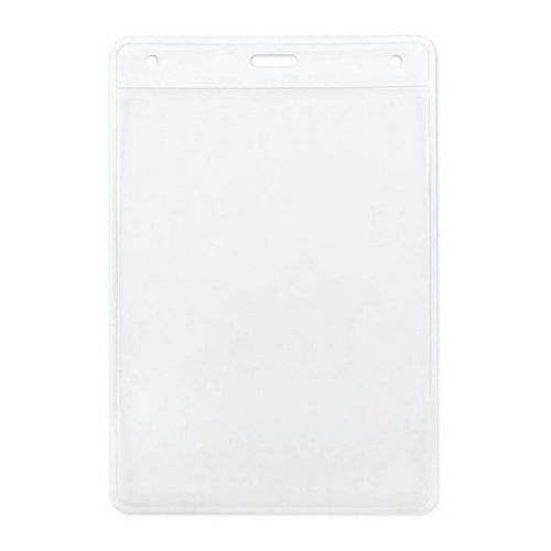 BADGE VM - Funda para tarjeta de identificación vertical en PVC