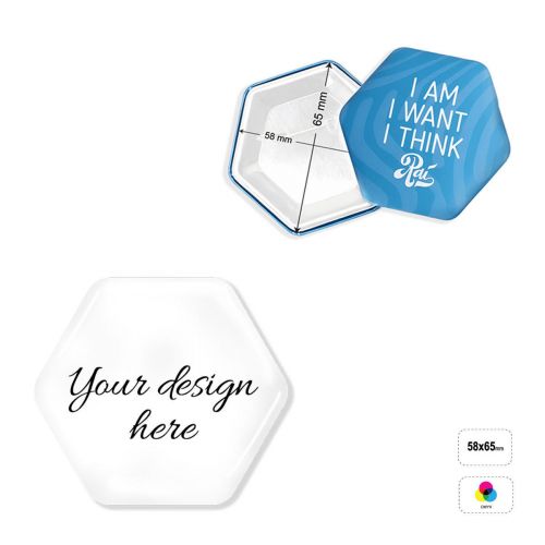 PIN HEXAGON 65 - pin hexagonal