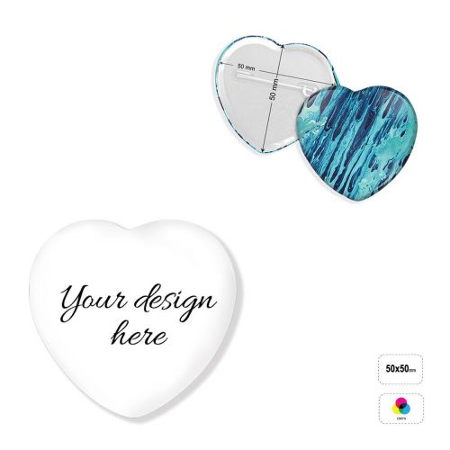 PIN HEART 50 - pin en forma de corazón