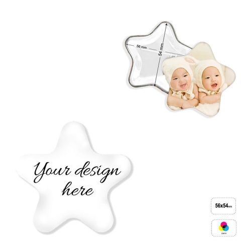 PIN STAR 65 - pin en forma de estrella