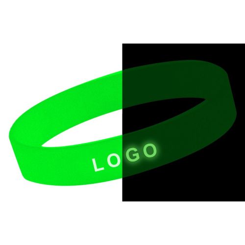 WRIST SHINEY - pulseras logotipo fluorescente de silicona
