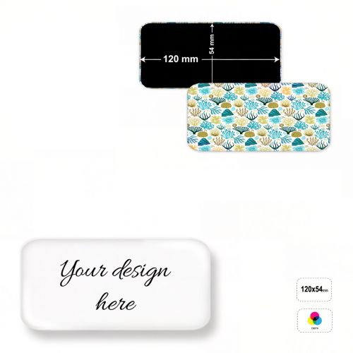 MAGNET A RECTANGLE 120 - imanes rectangulares acrílicos