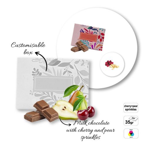 MINI MODERN BAND - tableta de chocolate con leche y cobertura