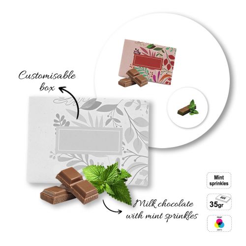 MINI MODERN BAND - tableta de chocolate con leche y cobertura