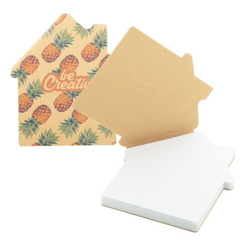 CREASTICK HOUSE ECO - bloc de notas adhesivas personalizado