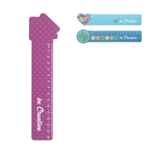 COULER 15 - Regla de 15 cm, corazón