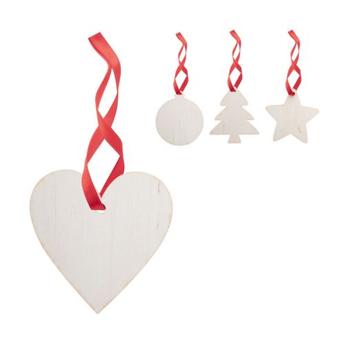 WOXMAS - Adorno de árbol de Navidad, corazón