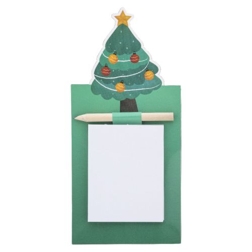 JULLISTE - Bloc de notas magnético de Navidad, árbol de Navidad