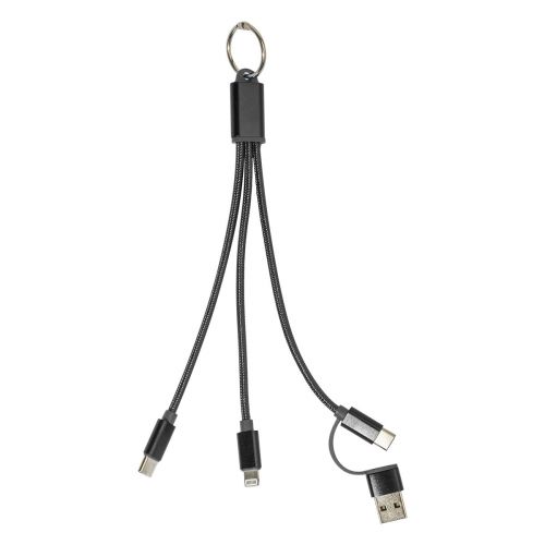 RAFOB - Llavero con cable cargador USB