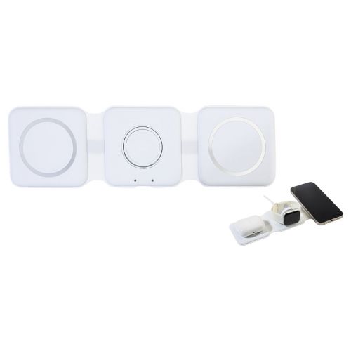FOLCHARGE - cargador inalámbrico 3 en 1 de ABS reciclado