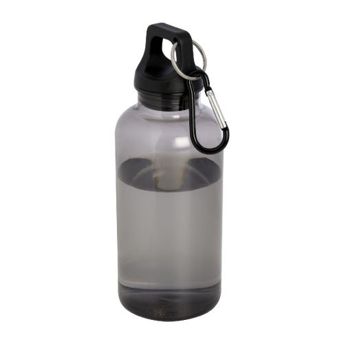 OREGON - Bidón de 400 ml de plástico reciclado con mosquetón y certificación RCS ""