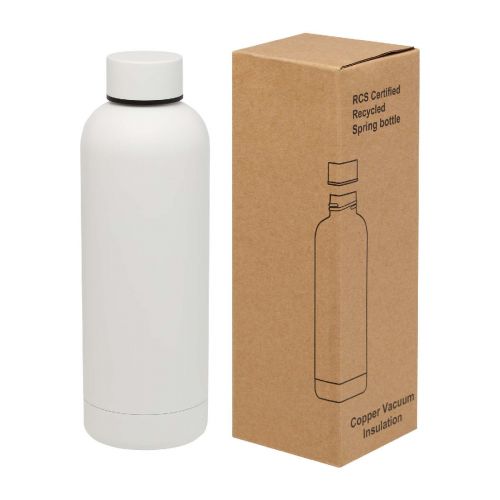 SPRING - Bidón con aislamiento de cobre de 500 ml de acero inóxidable reciclado con certificado RCS ""