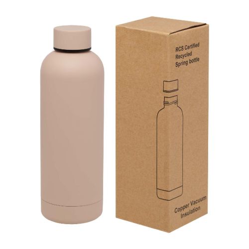 SPRING - Bidón con aislamiento de cobre de 500 ml de acero inóxidable reciclado con certificado RCS ""